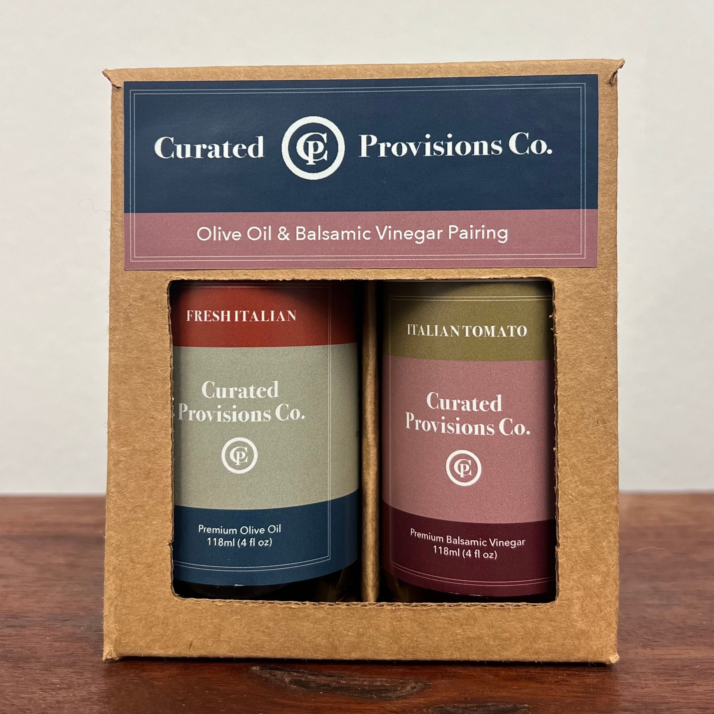 Italian Pairing Olive Oil and Balsamic Vinegar Gift Set
