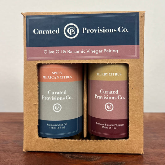 Mexican Pairing Olive Oil and Balsamic Vinegar Gift Set