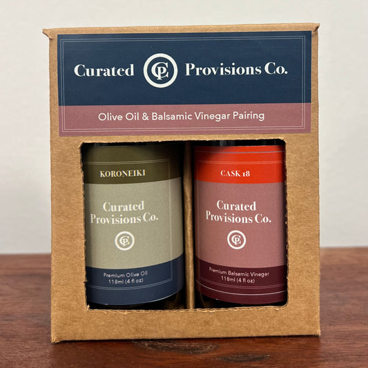 Classic Pairing Olive Oil and Balsamic Vinegar Gift Set