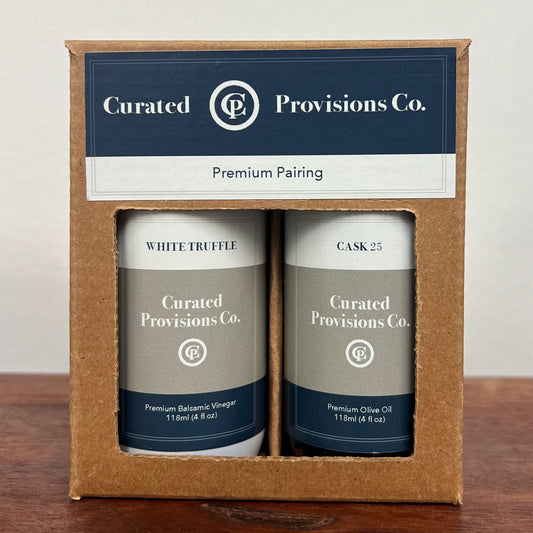 Premium Pairing Olive Oil and Balsamic Vinegar Gift Set